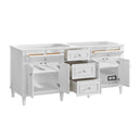 Bright White / White Zeus - 3 Faucet Holes