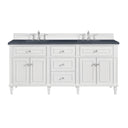 Bright White / Charcoal Soapstone - 3 Faucet Holes