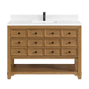 Amber Birch / White Zeus - 1 Faucet Hole