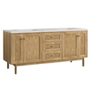 Light Natural Oak / Eternal Jasmine Pearl - 3 Faucet Holes