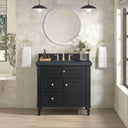 Black Onyx / Charcoal Soapstone - 3 Faucet Holes
