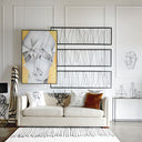 Renwil Studio Line - Linear 19.8" Wide Wall Art - Black