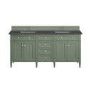 Smokey Celadon / Charcoal Soapstone - 3 Faucet Holes