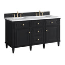Black Onyx / White Zeus - 3 Faucet Holes