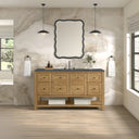 Light Natural Oak / Parisien Bleu - 3 Faucet Holes