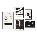 Renwil Carife 5 Piece Wide Wall Art - Black