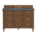 Mid-Century Walnut / Parisien Bleu - 3 Faucet Holes