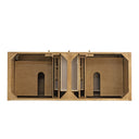 Light Natural Oak / White Zeus - 3 Faucet Holes