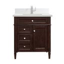 Burnished Mahogany / White Zeus - 1 Faucet Hole