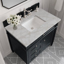 Black Onyx / Victorian Silver - 3 Faucet Holes