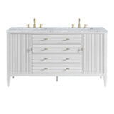 Carrara White - 3 Faucet Holes