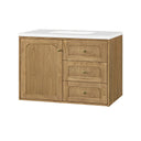 Light Natural Oak / White Zeus - 3 Faucet Holes