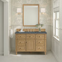Light Natural Oak / Parisien Bleu - 3 Faucet Holes