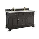 Black Onyx / Eternal Jasmine Pearl - 3 Faucet Holes