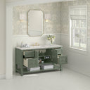 Smokey Celadon / Victorian Silver - 3 Faucet Holes