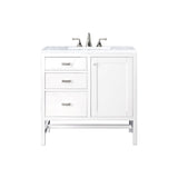 Carrara White - 3 Faucet Holes