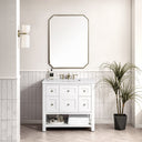 Bright White / White Zeus - 3 Faucet Holes