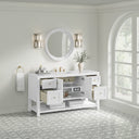Bright White / White Zeus - 3 Faucet Holes