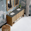 Seaside Oak / Parisien Bleu - 3 Faucet Holes