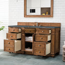 Saddle Brown / Parisien Bleu - 3 Faucet Holes