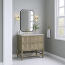 Pebble Oak / Victorian Silver - 3 Faucet Holes