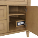 Light Natural Oak / White Zeus - 3 Faucet Holes