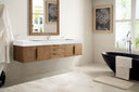 Latte Oak / Radiant Gold / Glossy White - 1 Faucet Hole