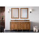 Saddle Brown / Carrara White - 3 Faucet Holes