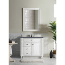Bright White / Charcoal Soapstone - 3 Faucet Holes