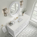 Bright White / Parisien Bleu - 3 Faucet Holes