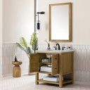 Light Natural Oak / Victorian Silver - 3 Faucet Holes