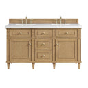Light Natural Oak / White Zeus - 3 Faucet Holes