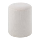 Renwil Corbin Indoor Boucle Ottoman - Off-White