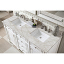Bright White / Victorian Silver - 3 Faucet Holes