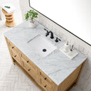 Light Natural Oak / Carrara White - 3 Faucet Holes