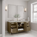 Walnut Whisper / Victorian Silver - 3 Faucet Holes
