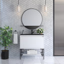Glossy White / Matte Black / Charcoal Black - 1 Faucet Hole
