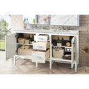 Glossy White / Eternal Jasmine Pearl - 3 Faucet Holes