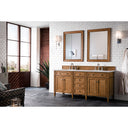 Saddle Brown / Carrara White - 3 Faucet Holes