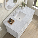 Bright White / Carrara White - 3 Faucet Holes