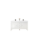 Glossy White / Glossy White - 1 Faucet Hole