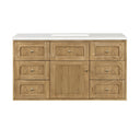 Light Natural Oak / White Zeus - 3 Faucet Holes
