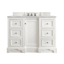 Bright White / Victorian Silver - 3 Faucet Holes