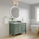 Smokey Celadon / Carrara White - 3 Faucet Holes