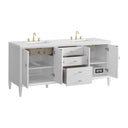 Bright White / White Zeus - 3 Faucet Holes
