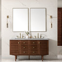 Mid-Century Walnut / Eternal Jasmine Pearl - 3 Faucet Holes