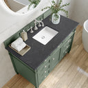 Smokey Celadon / Charcoal Soapstone - 3 Faucet Holes