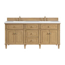 Light Natural Oak / White Zeus - 3 Faucet Holes