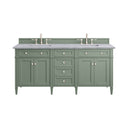 Smokey Celadon / Carrara White - 3 Faucet Holes