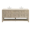 Whitewashed Oak / Eternal Marfil - 3 Faucet Holes